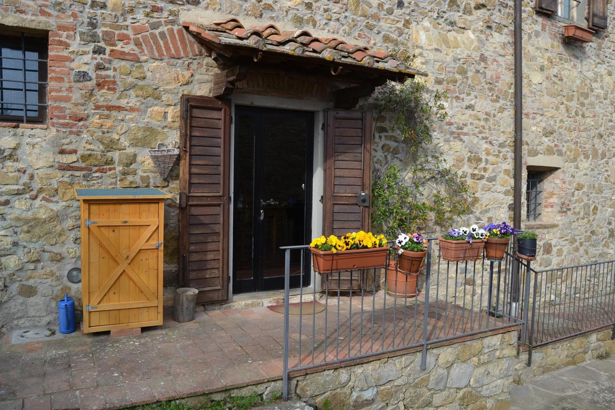 Апартаменты Agriturismo Podere La Casa Панцано Экстерьер фото
